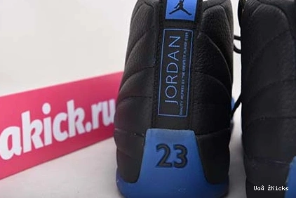 BLACK RETRO 810 JORDAN Reliable 130690-014 12 GAME ROYAL - 1003